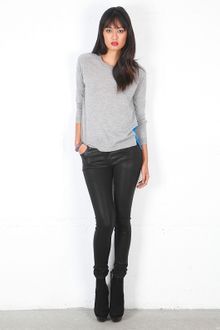 Mason by Michelle Mason Sweater with Silk Back - Lyst
