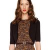Michael Kors Wool Shrug in Black (chocolate) - Lyst