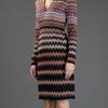 Missoni Vneck Dress in Orange - Lyst