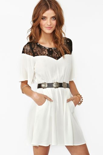 Nasty Gal London Lace Dress - Lyst