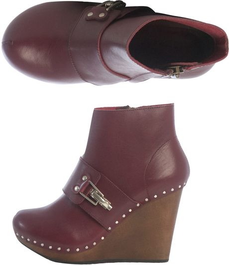 clog wedge shoes