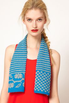 Sonia By Sonia Rykiel Fairisle Scarf - Lyst