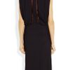 Todd Lynn Itzamna Draped Crepe Dress in Black (anthracite) - Lyst