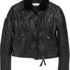 Vanessa Bruno Athé Leather Biker Jacket in Black - Lyst