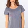Vans The Va Ns Cutout Back Top in Coastal Fjord Heather in Gray - Lyst