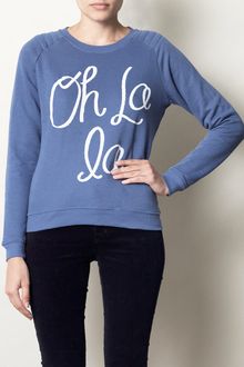 Zoe Karssen Oh La La Sweat Top - Lyst