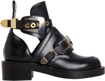Balenciaga Buckle Ankle Boot - Lyst