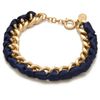 Club Monaco Baleigh Braided Bracelet in Black (gold) - Lyst