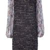 Dolce & Gabbana Tweed Dress in Multicolor (brown) - Lyst