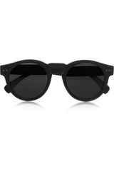 Illesteva Leonard Roundframe Matteacetate Sunglasses