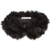 Marni Shearling Collar in Gray (charcoal) - Lyst