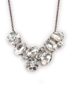Martine Wester Large Crystal Stone Bib Necklace - Lyst