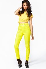 Nasty Gal The Kink Highrise Jean Acid