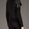 Rick Owens Fitted Leather Jacket in Black - Lyst
