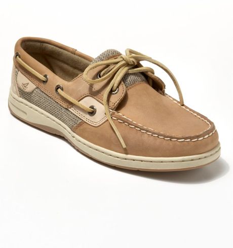 Sperry Top-sider Bluefish Boat Shoes in Beige (linen/oat) - Lyst