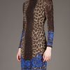 Versace Printed Dress in Animal (brown) - Lyst