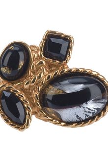 Yves Saint Laurent Embellished Ring - Lyst