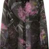 Acne Patsy Bouquet Oversized Silk Organza Shirt in Black - Lyst