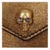 Alexander Mcqueen Bronze Skull Charm Card Envelope in Brown (bronze) - Lyst