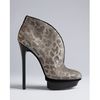 B Brian Atwood Glitter Platform Evening Booties Fortosa in Silver (silver leopard) - Lyst