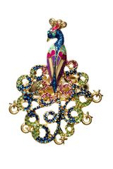 Betsey Johnson Peacock Stretch Ring
