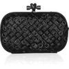 Bottega Veneta Embellished Intrecciato Leather Knot Clutch in Black (nero) - Lyst