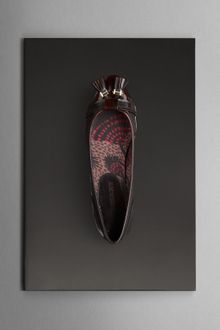 Burberry Tassel Detail Leather Ballerinas - Lyst