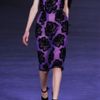 Christopher Kane Leathertrimmed Flocked Tulle Dress in Purple - Lyst