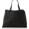 Emporio Armani Smooth Leather Tote Bag in Black - Lyst