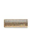 French Connection Solar Heat Clutch Bag in Gold (grey) - Lyst
