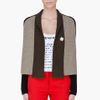 Givenchy Tricolor Cashmere Blend Cardigan in Black (olive) - Lyst