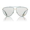 Gucci Ladies S Aviator Sunglasses in Green (blue) - Lyst