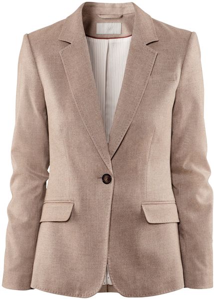 H&m Blazer in Beige - Lyst