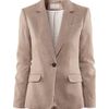 H&m Blazer in Beige - Lyst
