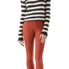 James Jeans Twiggy Slicked Super Skinny Jeans in Red (cinnamon) - Lyst