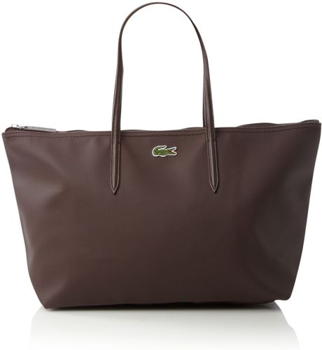 lacoste brown bag