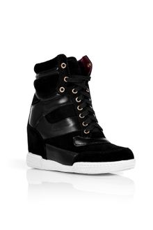 Marc By Marc Jacobs Black Wedge Sneakers - Lyst