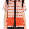 Marni Sequence Embroidered Organza Top in Orange (white) - Lyst