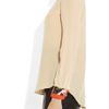 Preen Strawberry Cotton Trimmed Silk Crepe De Chine Blouse in Beige (ivory) - Lyst