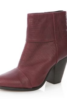 Rag & Bone Classic Newbury Boot in Burgundy - Lyst