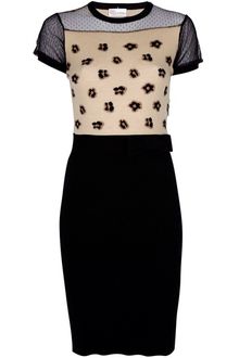 RED Valentino Lace Detail Jumper Dress - Lyst