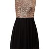Tfnc Sequin Top Prom Dress in Black - Lyst