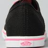 Vans The Authentic Lo Pro Sneaker in Black and Neon Pink in Black - Lyst