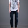 Balmain Printed Tshirt in White for Men - Lyst