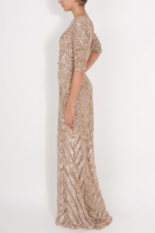 Elie Saab Three Quarter Sleeves Gown - Lyst