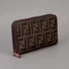 Fendi Monogram Print Wallet in Brown - Lyst