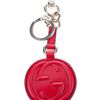 Gucci Leather Key Chain Cellarius in Red - Lyst