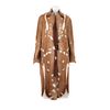 Revillon Maxi Coat in Short Haired Natural Antilop Fur in Brown (natural) - Lyst