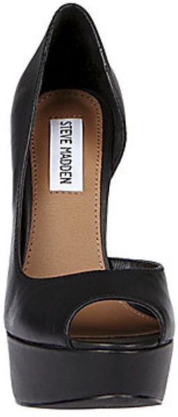 steve madden gratify black leather