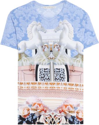 Mary Katrantzou Powdy Horse Print Tee - Lyst
